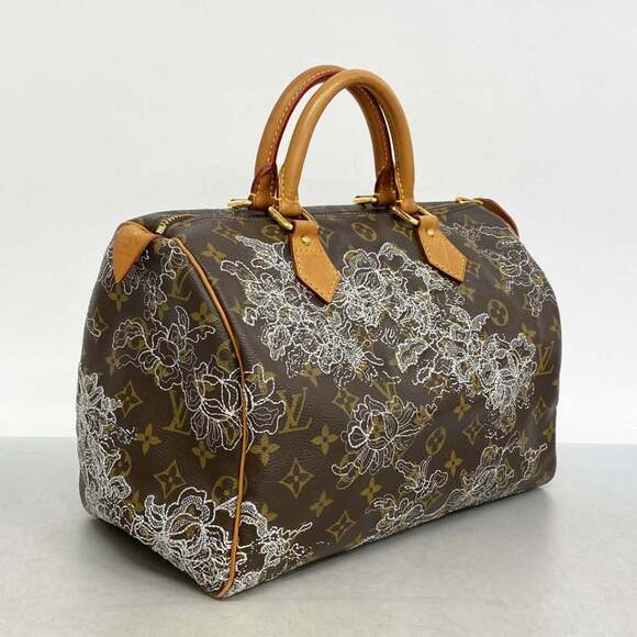 LOUIS VUITTON Brown Monogram Speedy 30 Bag - Picture 2 of 10